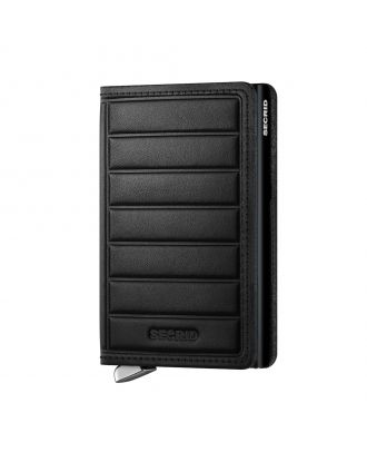 Secrid Slim Wallet Premium Emboss Lines Schwarz