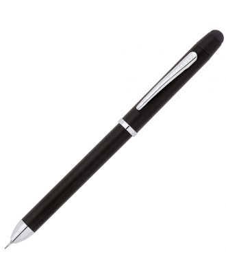 Cross Tech3+ Satinschwarzer Multifunktionsstift