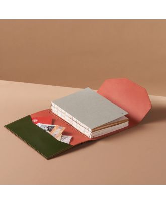 Paper Republic Le Trifold A5 Botanik Grün