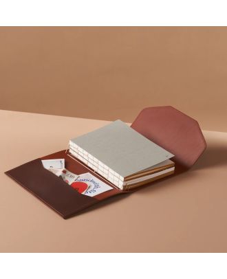 Paper Republic Le Trifold A5 Kastanienbraun