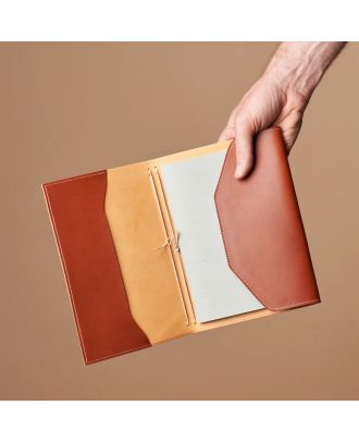 Paper Republic Le Trifold A5 Cognac