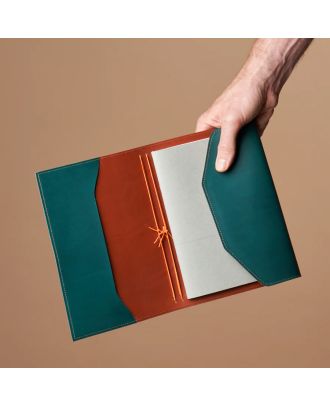 Paper Republic Le Trifold A5 Petrol Blau