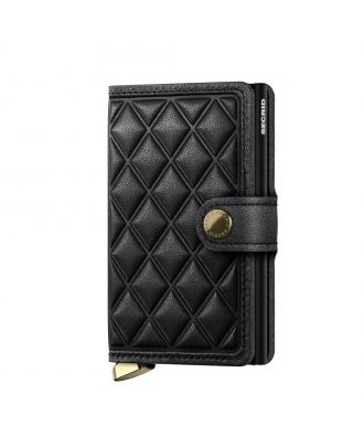 Secrid Mini Wallet Premium Prägung Diamantschwarz