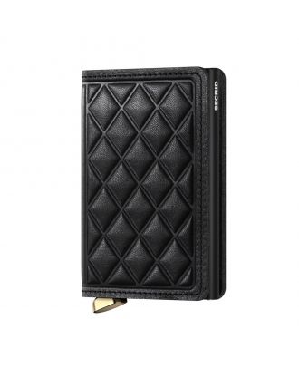 Secrid Slim Wallet Premium Prägung Diamantschwarz