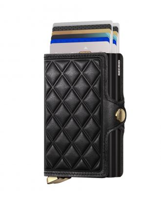 Secrid Twin Wallet Premium-Prägung Diamantschwarz