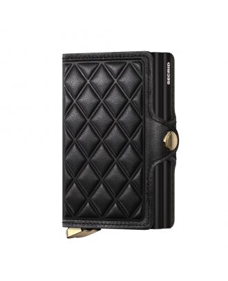 Secrid Twin Wallet Premium-Prägung Diamantschwarz