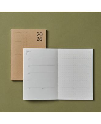 Paper Republic Wochenplaner mit Notizen 2026 Pocket