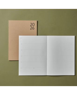 Paper Republic Wochenplaner mit Notizen 2026 A4