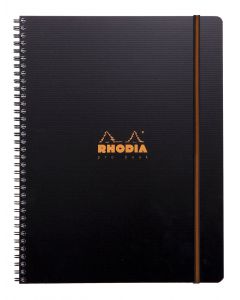 Rhodia Pro Buch A4+ Quadratisch Schwarz