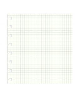 Filofax Notizbuch Nachfüllung A5 Weiß Kariert