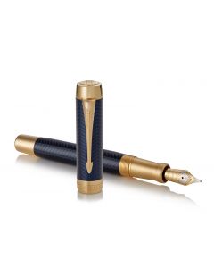  Parker Duofold Blue Chevron GT Füllfederhalter
