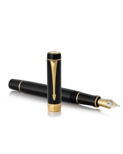  Parker Duofold Black GT Füllfederhalter