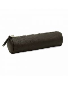 20S Design Rundes Leder Schreibgeräte-Etui braun