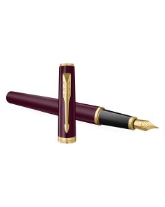 Parker Meridian Red Gold Trim Füllfederhalter
