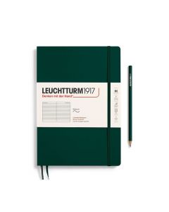 Leuchtturm1917 Notizbuch Composition B5 Softcover Waldgrün liniert