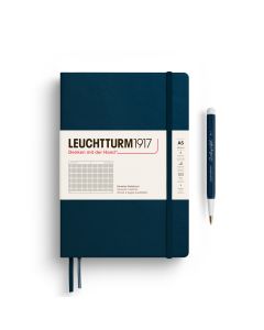 Leuchtturm1917 Notizbuch Medium Deep Sea Checkered