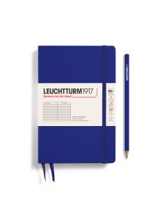 Leuchtturm1917 Notizbuch Slim B6+ Taschenbuch Hardcover Tinte Liniert