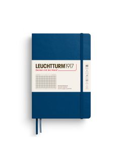 Leuchtturm1917 Notizbuch Medium Indigo Kariert