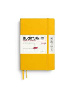 Leuchtturm1917 Kalender 2027 Wochenplaner, Taschenbuch, B6+, Sunflower