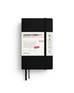 Leuchtturm1917 Kalender 2027 Tagesplaner „ “ A6 Schwarz Pocket