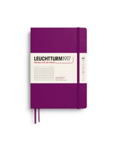 Leuchtturm1917 Notizbuch Medium Burgundy, liniert