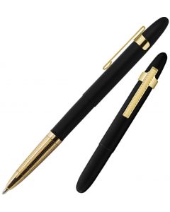 Fisher Space Pen Bullet Classic Schwarz Matt mit Goldclip