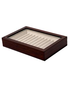 Elroth Sammlerbox für 12 Schreibgeräte , Walnussbraun