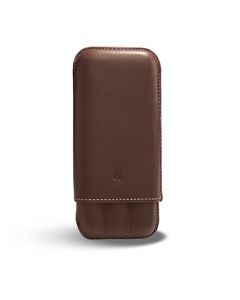 Recife Riviera Ledertasche Herz Chocolat für 3 Stifte