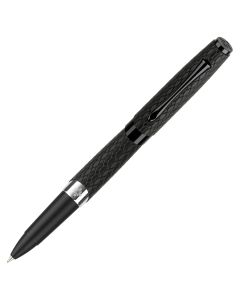 Diplomat Cobra Guilloche Rollerball in Mattschwarz