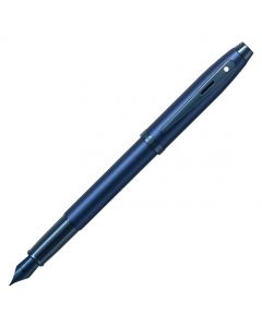 Sheaffer 100 Satin Blue PVD Blue Trim Füllfederhalter
