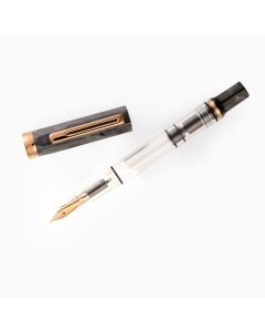 TWSBI ECO Black Marble With Bronze Füllfederhalter