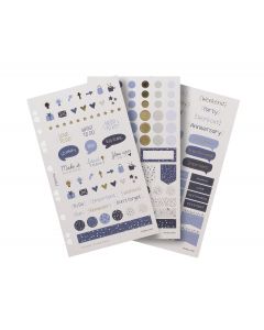 Aufkleber Indigo