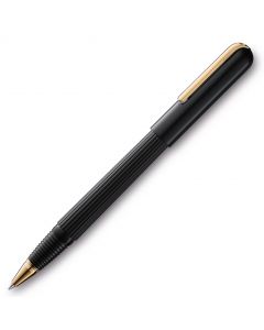 Lamy Imporium Mattschwarzer Roller mit goldenem Clip
