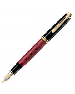 Pelikan Souverän M800 Schwarz Rot Füllfederhalter