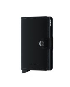 Secrid Mini Wallet Brieftasche Leder Schwarz Matt