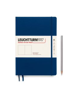 Leuchtturm1917 Notizbuch Composition B5 Hardcover Marine, unliniert
