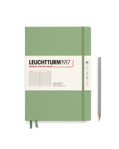 Leuchtturm1917 Notizbuch Composition B5 Hardcover Salbei, liniert