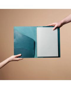 Paper Republic Mappe A4 Petrol Blau