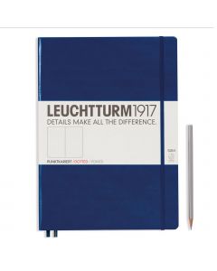 Leuchtturm1917 Notebook Master Slim A4+ Marine gepunktet
