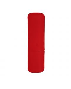 Recife Riviera Leder Hartschalenetui Rot für 2 Stifte