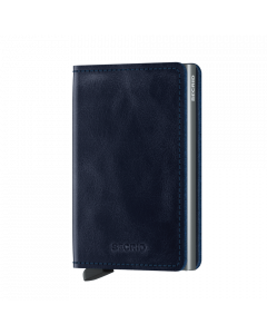 Secrid Slim Wallet Leder Vintage Blau