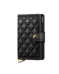 Secrid Mini Wallet Premium Prägung Diamantschwarz