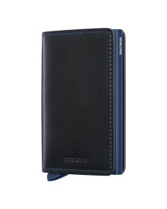 Secrid Slim Wallet Leder Original Schwarz Marine