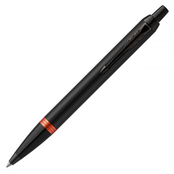Parker IM Professionals Tintenroller Mit Gravur – Schwarze Mine, Geschenkbox, Personalisierbar (blau/schwarz)