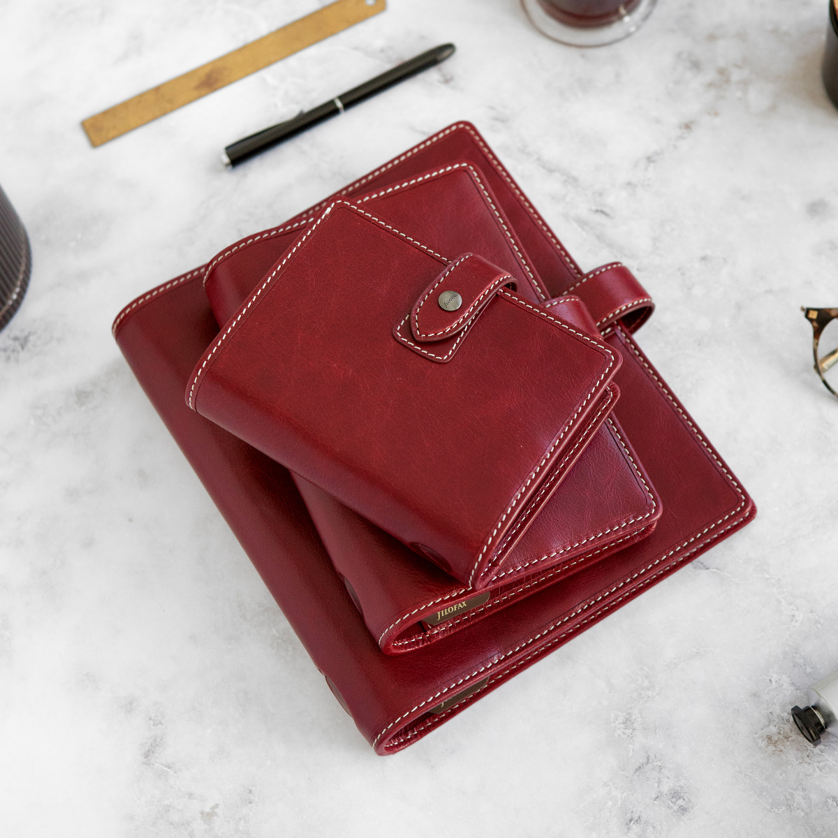 Filofax Finsbury – Organizador De Taaño Personal, Negro, Cuero