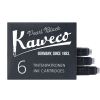 Kaweco Cartuchos de tinta Pearl Black 6 unidades