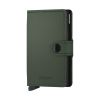 Secrid Miniwallet verde y negro mate