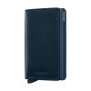 Secrid Slimwallet de piel Original azul marino