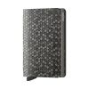 Secrid Slimwallet de piel Hexagon gris