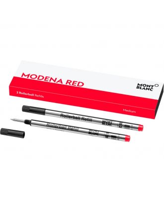 Recambio Rollerball Montblanc Mediano Rojo Módena (2 uds.)